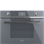 SMEG - Horno Compacto de Microondas con Grill, Acero Inoxidable - 60 cm image 0