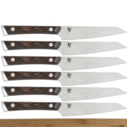 SHUN - Juego de Cuchillos para Carne Kanso de 6 Piezas image 0