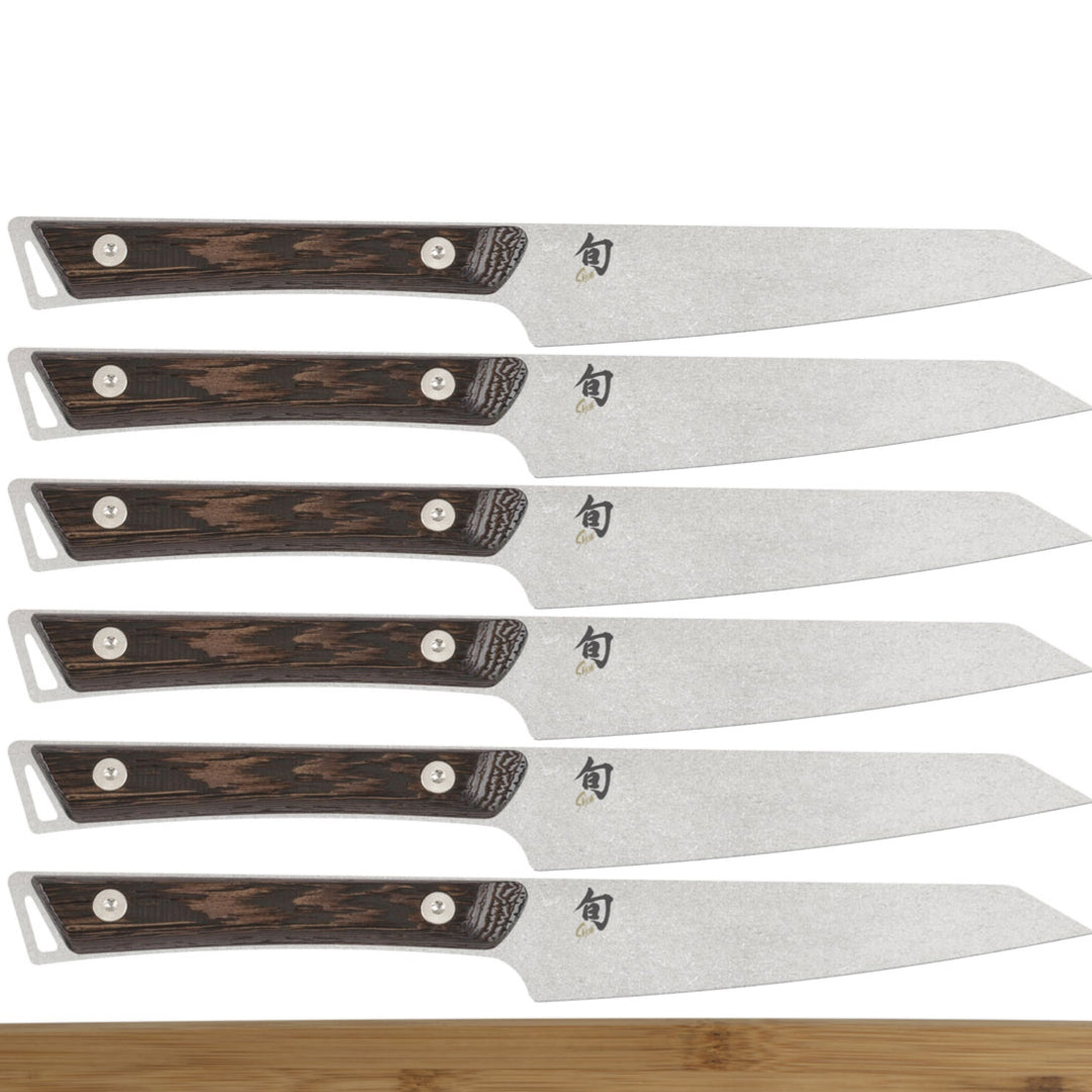 SHUN - Juego de Cuchillos para Carne Kanso de 6 Piezas image 0