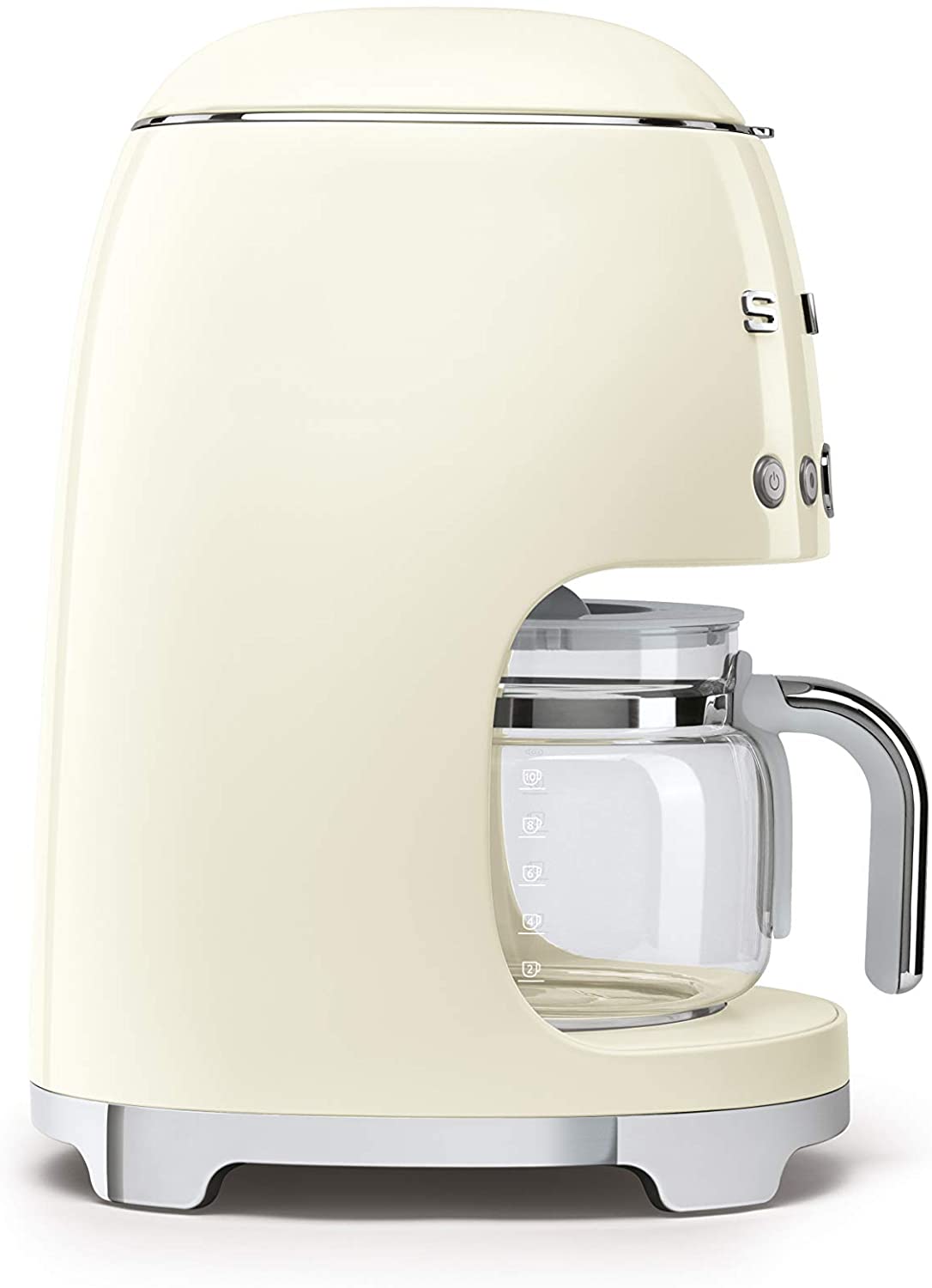 SMEG - Cafetera de Goteo Estilo Retro 50's - Crema image 1