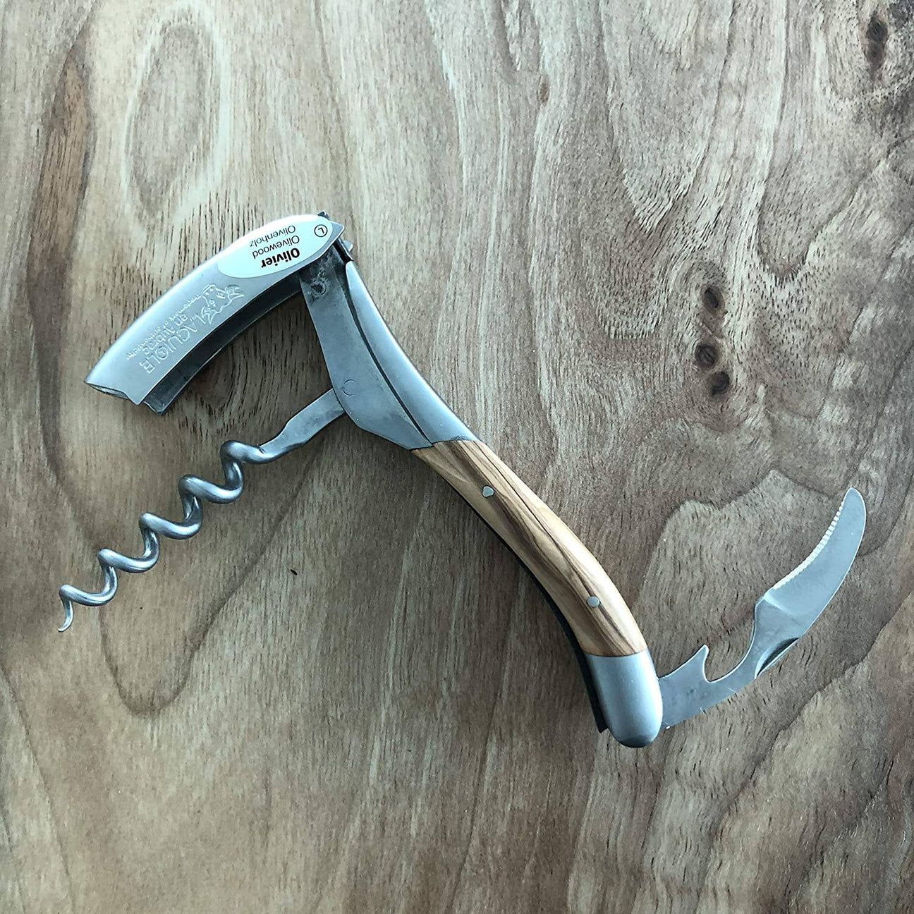 LAGUIOLE - Sacacorchos Sommelier Laguiole en Aubrac - Cuerno de Búfalo de Agua image 2