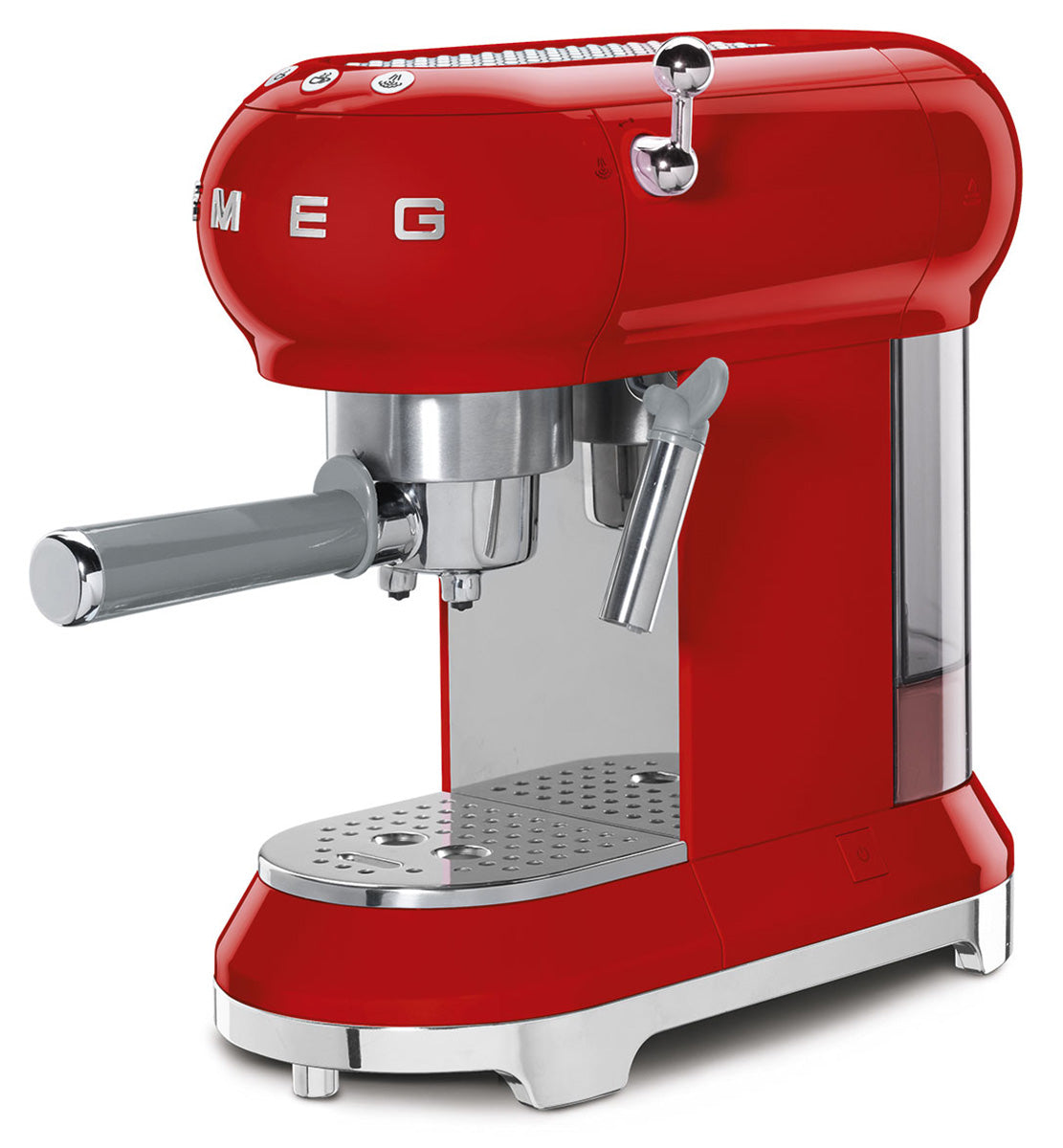 SMEG - Cafetera Espresso Estilo Retro 50's - Roja image 1