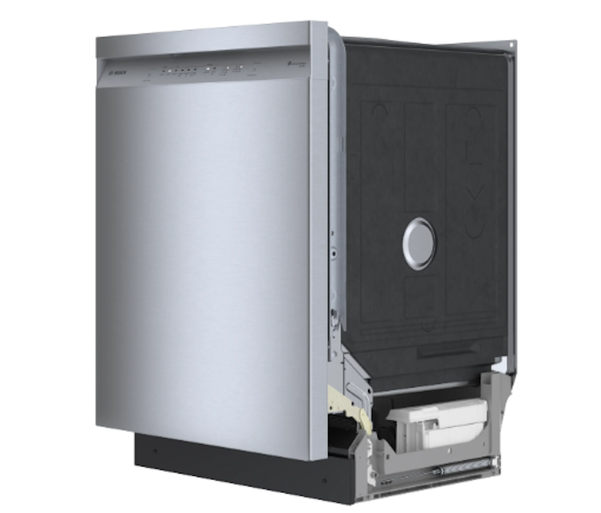 Bosch-100 Recessed Hndl, Stnlss Tub, 2 Rack, 5/3 Cycles, 48 Dba - Ss