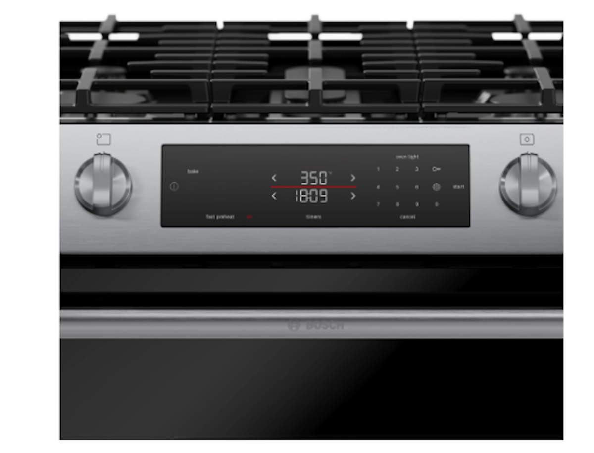 Bosch-100 Series, Gas Slide-In Range, Stainless Steel, Us (Launched Apr '25)