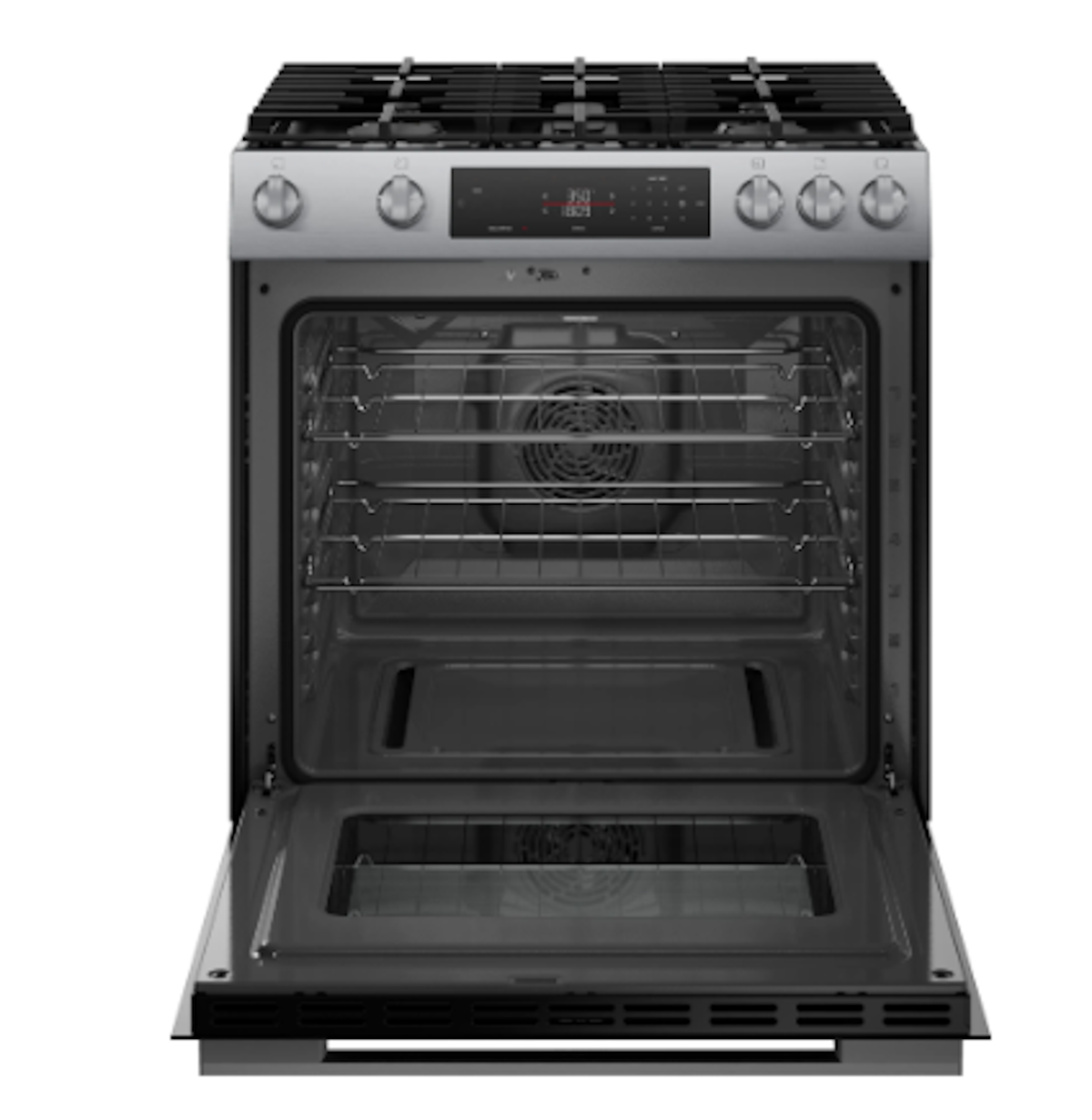 Bosch-100 Series, Gas Slide-In Range, Stainless Steel, Us (Launched Apr '25)