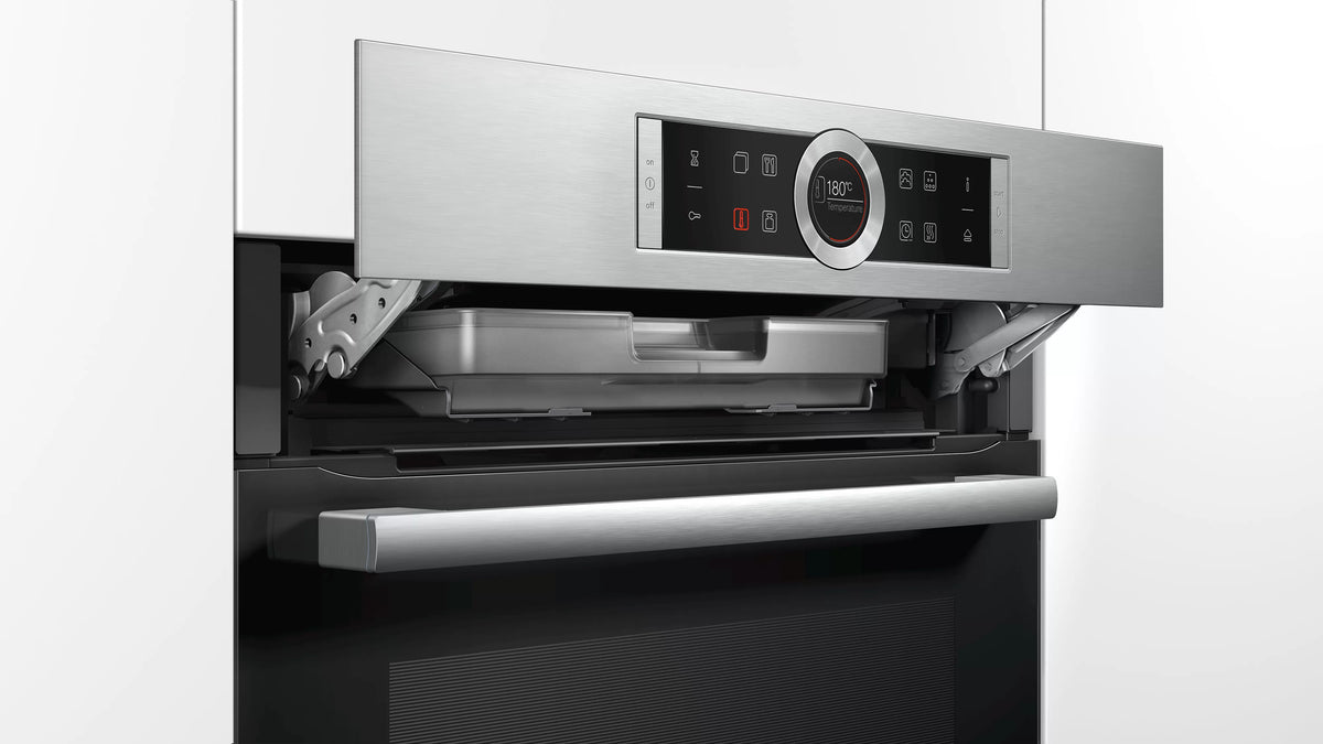 BOSCH - Horno de Vapor Serie 8 de 60 cm - Acero Inoxidable con Cristal Negro image 2