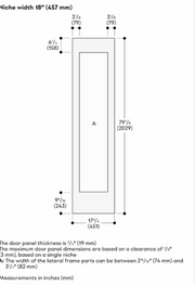 Gaggenau-18" Expressive Series Wine Climate Cabinet Column, Custom Panel Ready