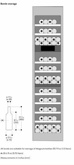 Gaggenau-18" Expressive Series Wine Climate Cabinet Column, Custom Panel Ready