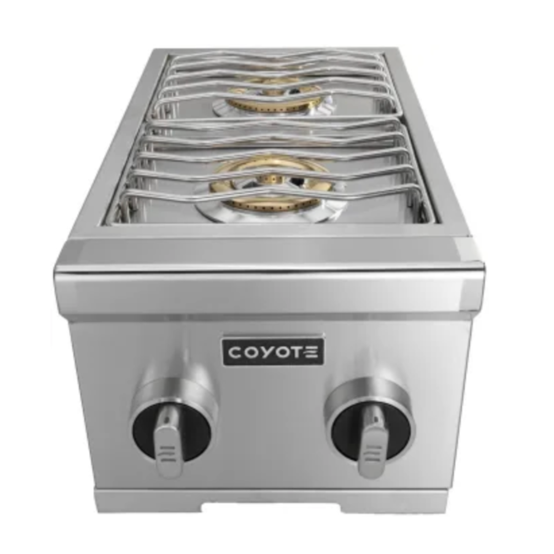 COYOTE - 12 Inch Built-In Gas Double Side Burner