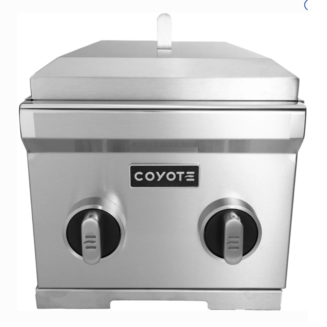 COYOTE - 12 Inch Built-In Gas Double Side Burner