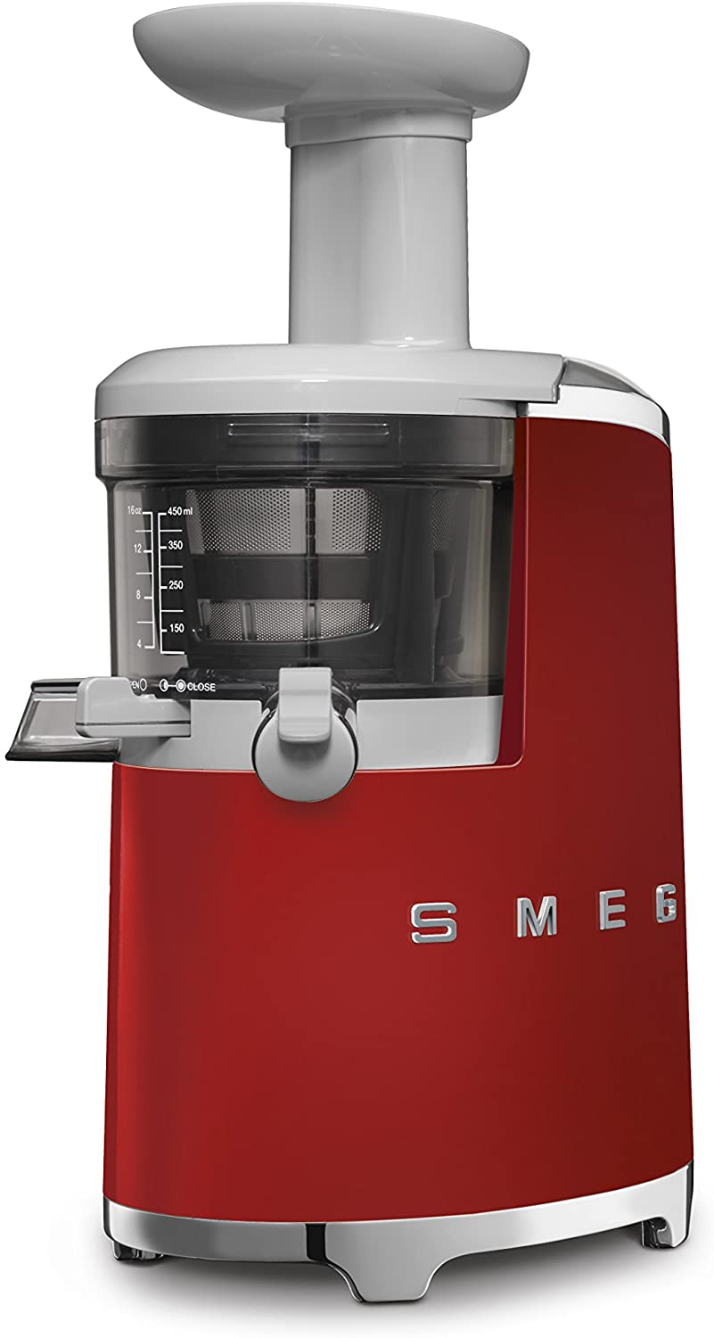 SMEG - Extractor de Jugo Lento Estilo Retro 50's - Rojo image 1