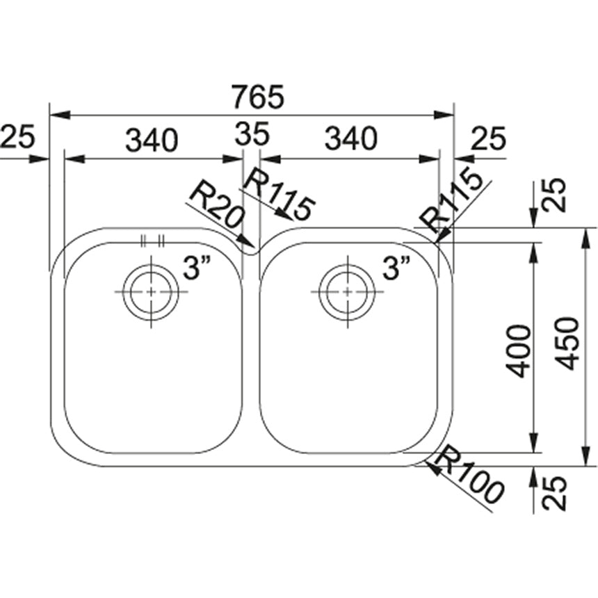 FRANKE - Fregadero UNDERMOUNT image 1