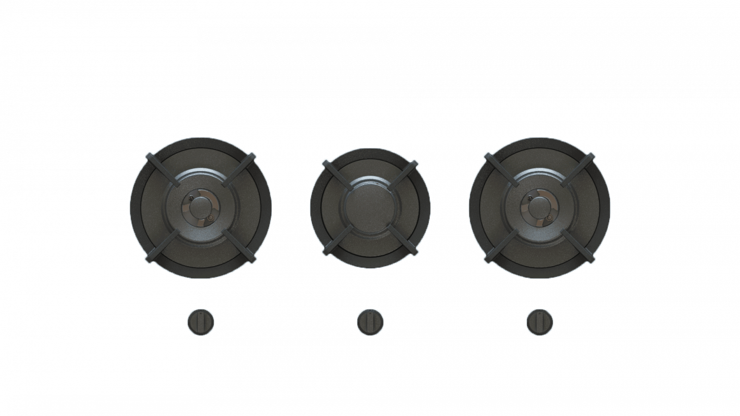 PITT - Módulo de Cocina de 3 Quemadores PITT Cusin Professional image 1