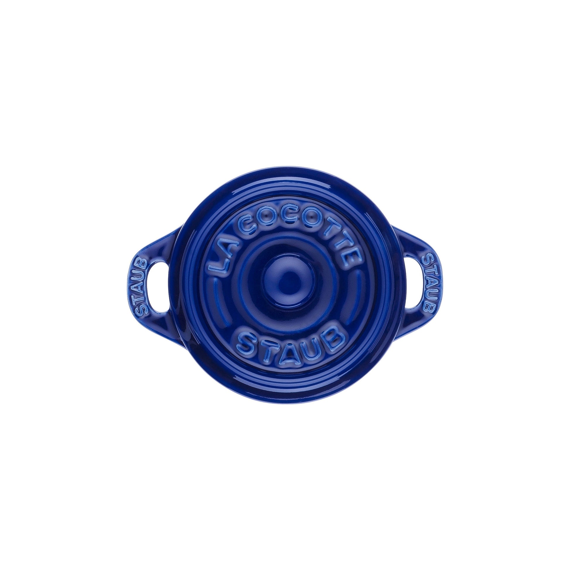 STAUB - Mini Cocotte de 10cm de Cerámica Redonda en Color Azul Oscuro image 2