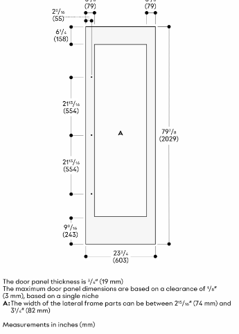 Gaggenau-24" Expressive Series Wine Climate Cabinet Column, Custom Panel Ready