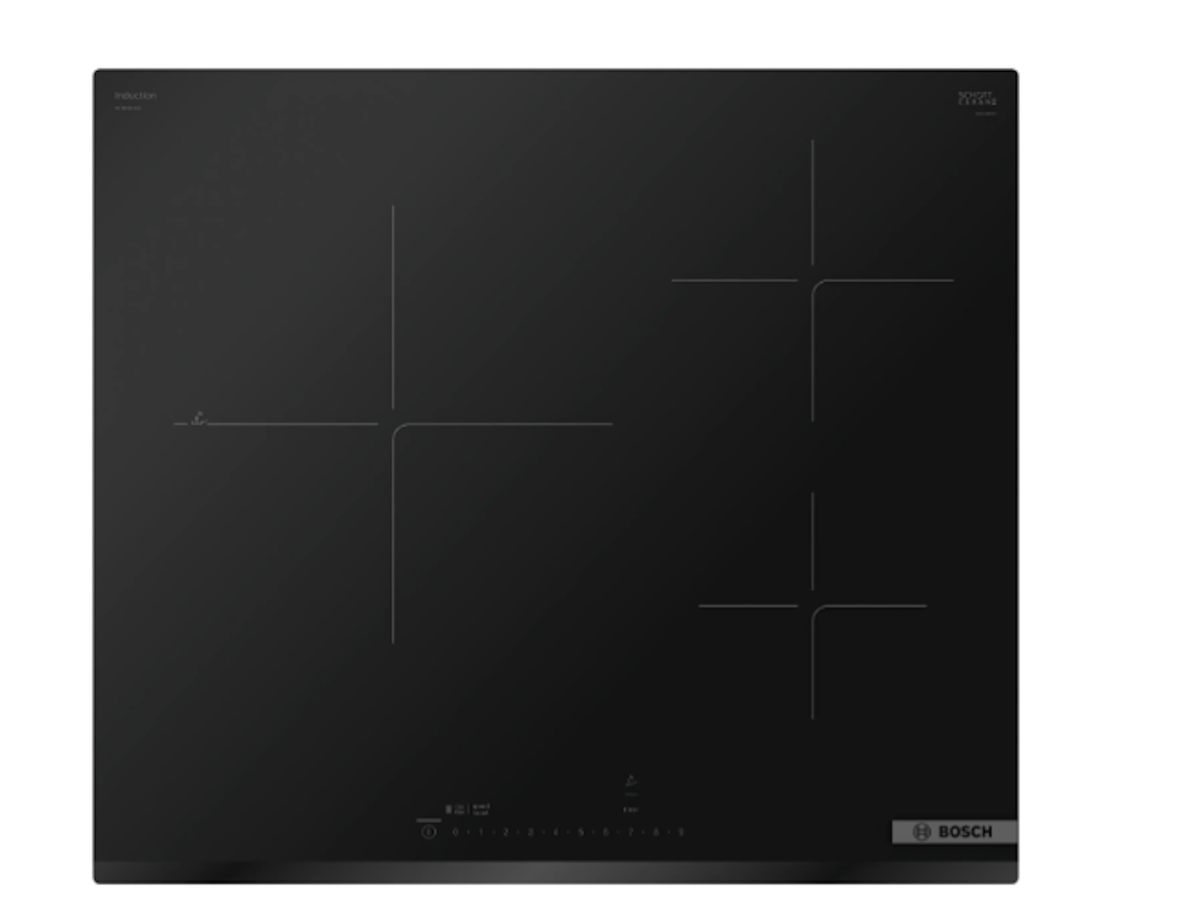 Bosch-24" Induction Cooktop, 800 Series, Black, Frameless, Home Connect