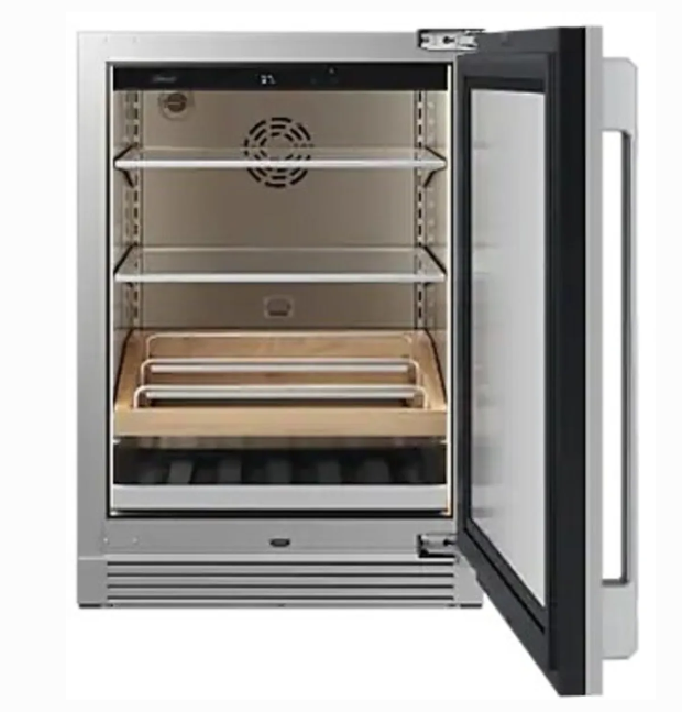 Dacor-24" Undercounter Beverage Refrigerator Dual Zone, Panel Ready, Reversible
