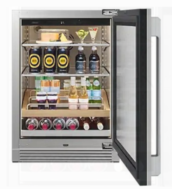 Dacor-24" Undercounter Beverage Refrigerator Dual Zone, Panel Ready, Reversible