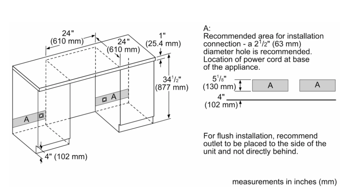 Thermador-24 Inch Glass Door Ref Lh, Pro