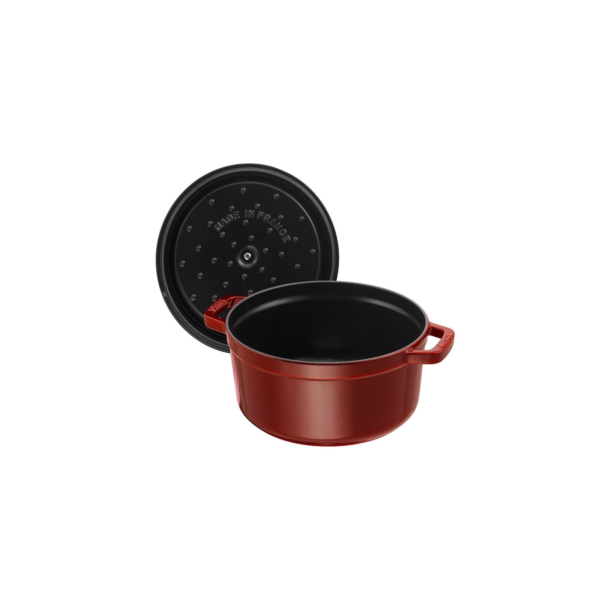 STAUB - Cocotte redonda - 22 cm - Rojo granadina image 1
