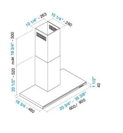 FALMEC - Campana de pared, 36" image 2