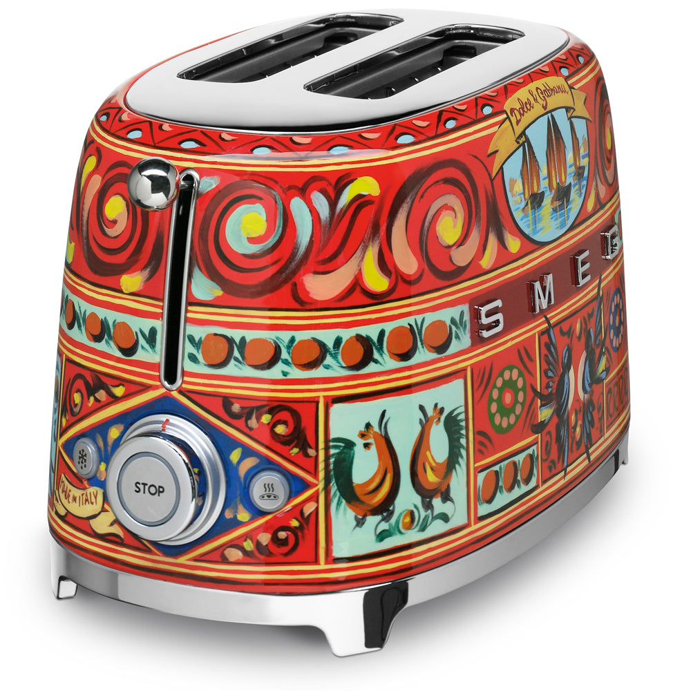 SMEG - Tostadora Estilo Retro 50's de 2 Rebanadas Dolce Gabbana image 1