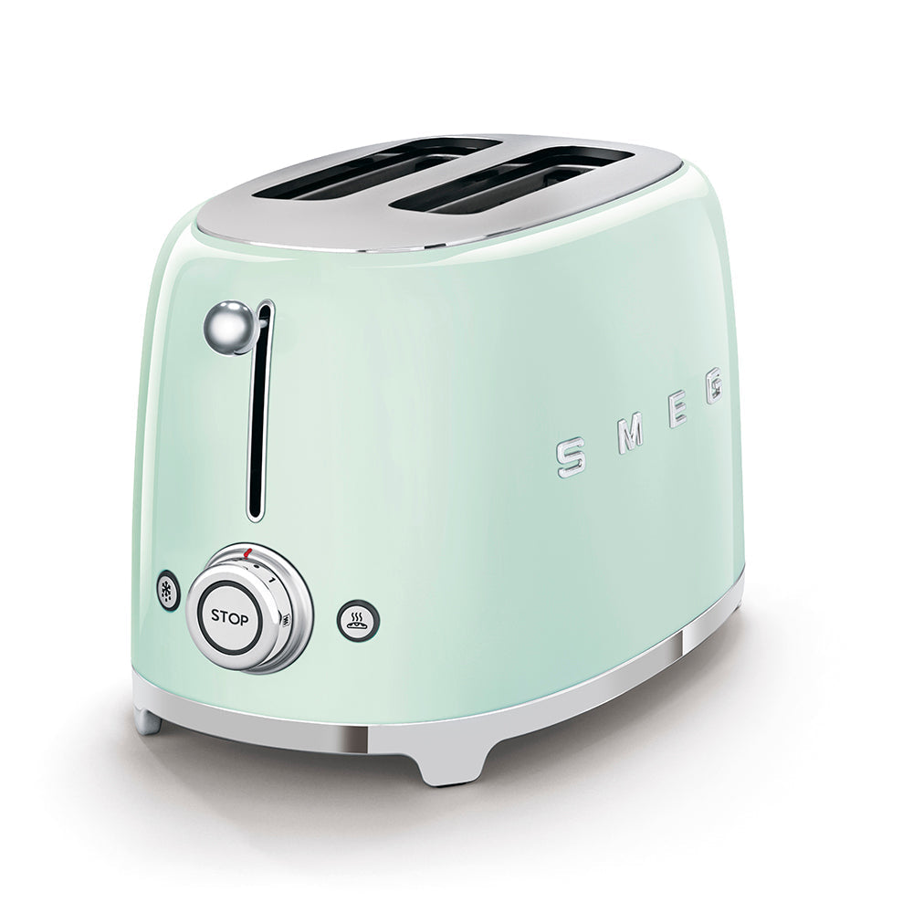 SMEG - Tostadora Estilo Retro 50's - 2 Rebanadas - Verde Pastel image 1