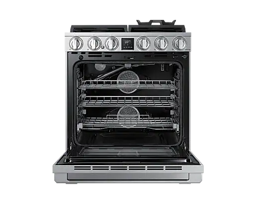 DACOR - Range - 30" Gas Pro-Range 4 Burners, Transitional, Silver, NG/LP