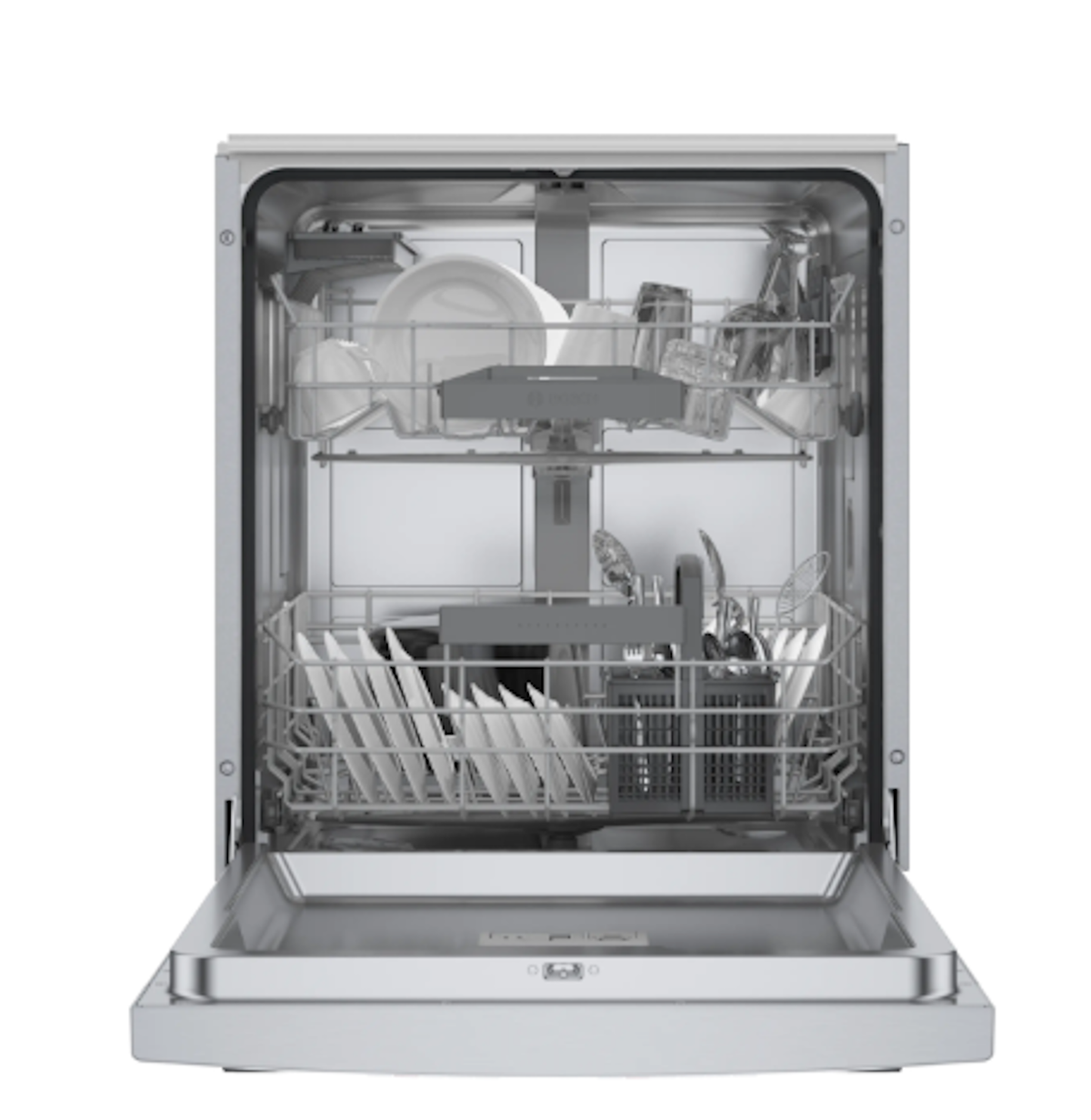 Bosch-300 24" Recessed Hndl, 5/5 Cycles, 46 Dba, Hm Cnnct, Infolight - Ss