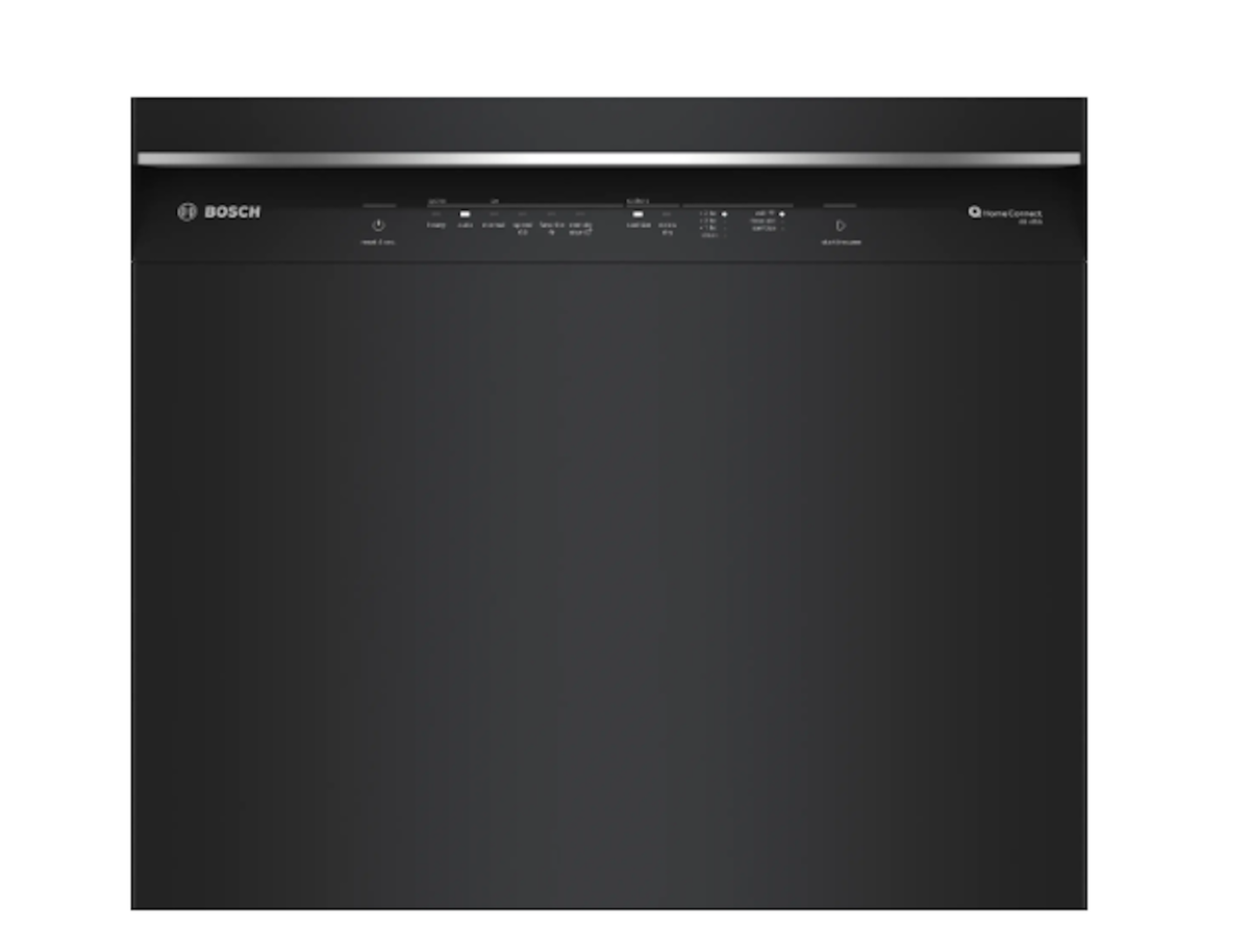 Bosch-300 Recessed Hndl, 5/4 Cycles, 46 Dba,Standard 3Rd Rack - Bl
