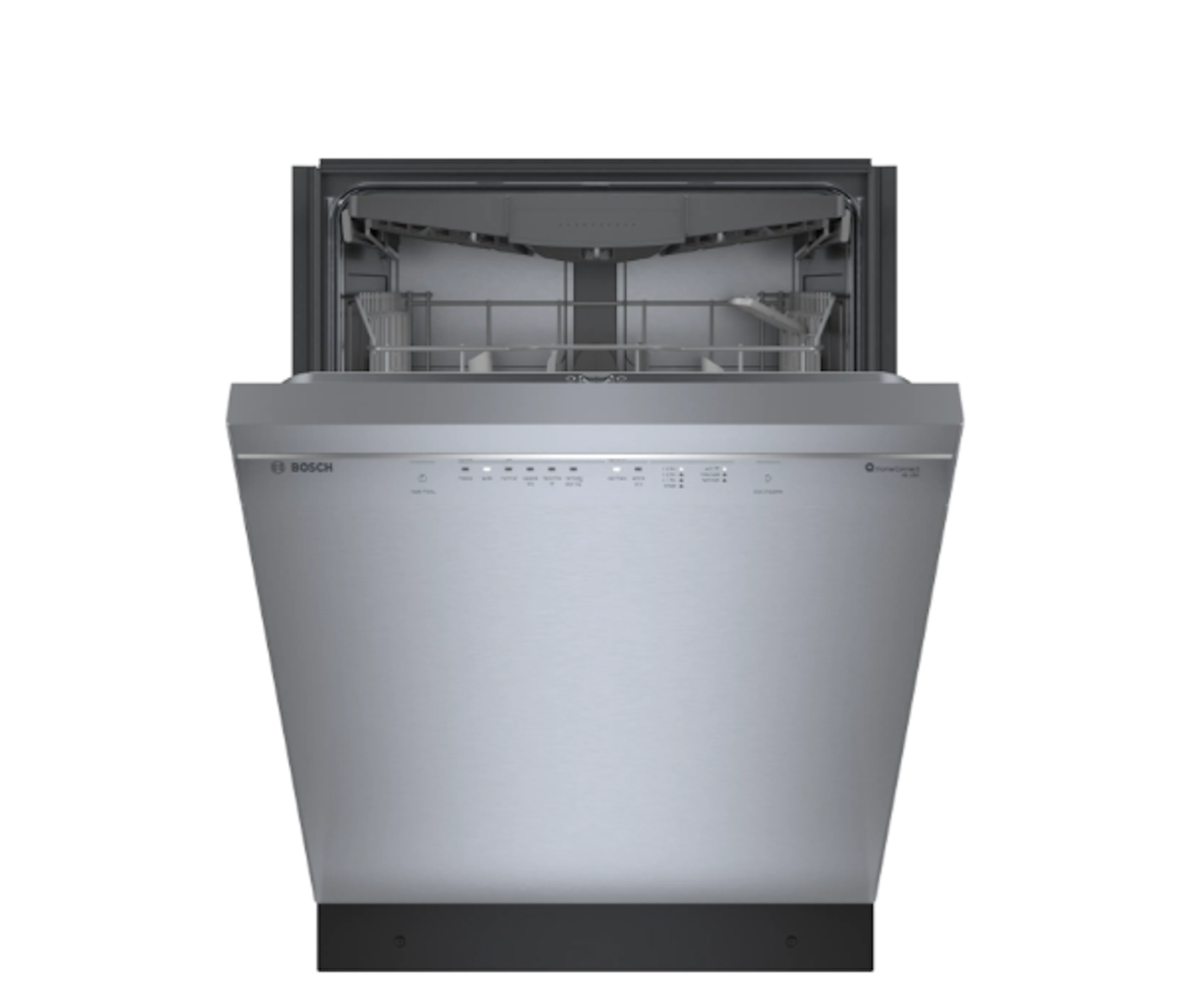 Bosch-300 Recessed Hndl, 5/4 Cycles, 46 Dba,Standard 3Rd Rack - Ss