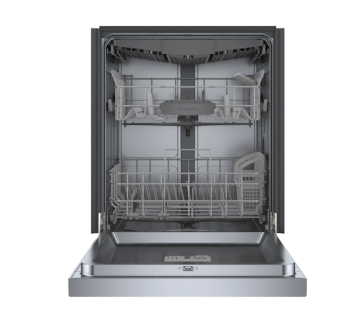 Bosch-300 Recessed Hndl, 5/4 Cycles, 46 Dba,Standard 3Rd Rack - Ss