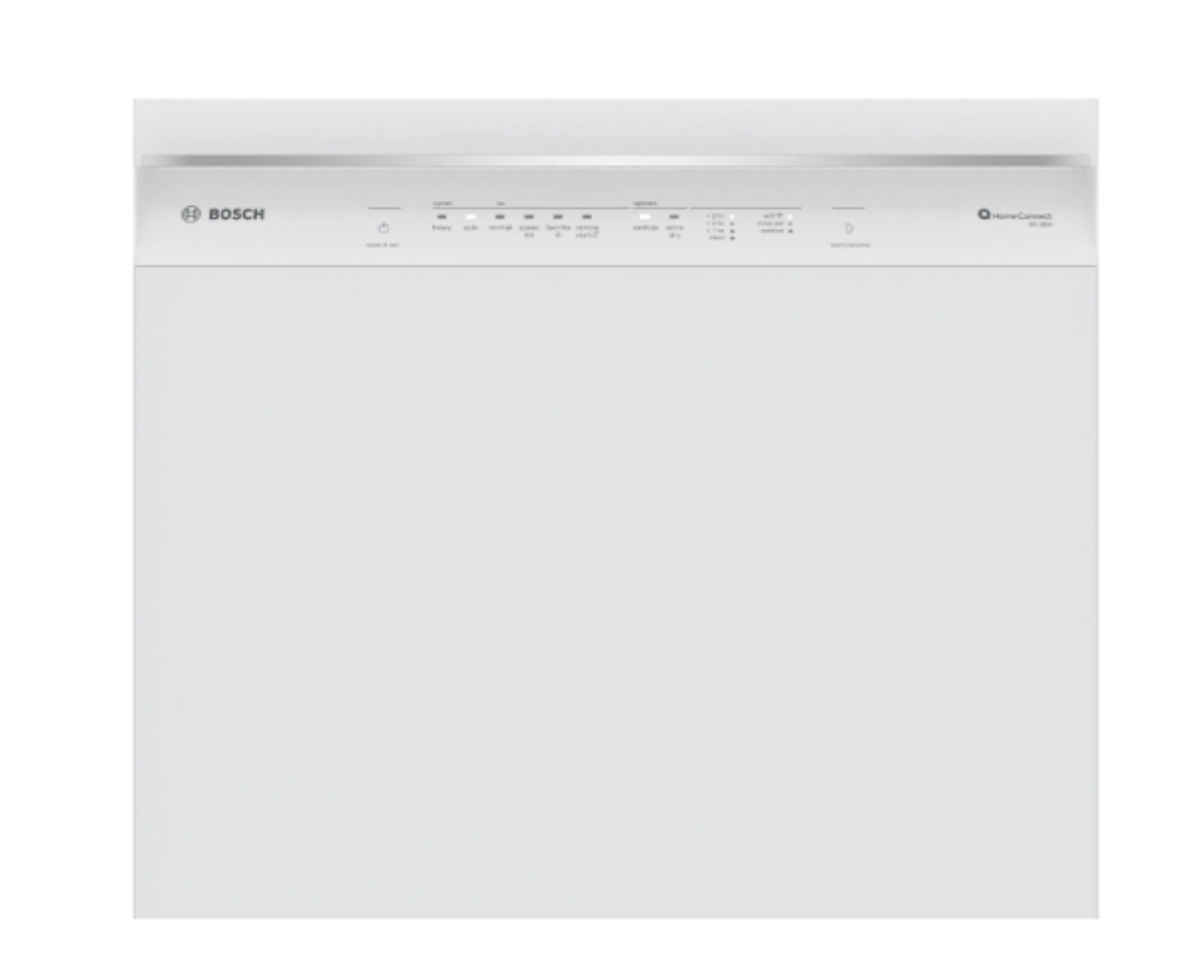Bosch-300 Recessed Hndl, 5/4 Cycles, 46 Dba,Standard 3Rd Rack - Wh