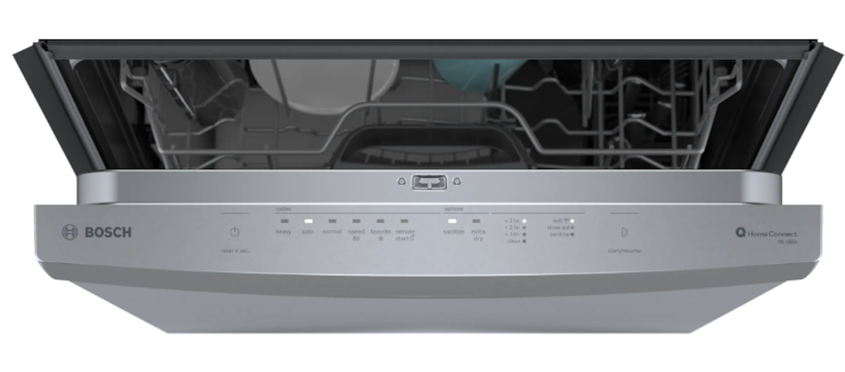 Bosch-300 Scoop Hndl, 5/4 Cycles, 46 Dba,Standard 3Rd Rack - Ss