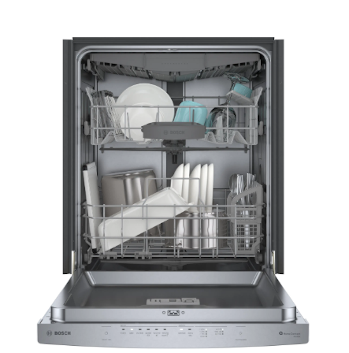 Bosch-300 Scoop Hndl, 5/4 Cycles, 46 Dba,Standard 3Rd Rack - Ss