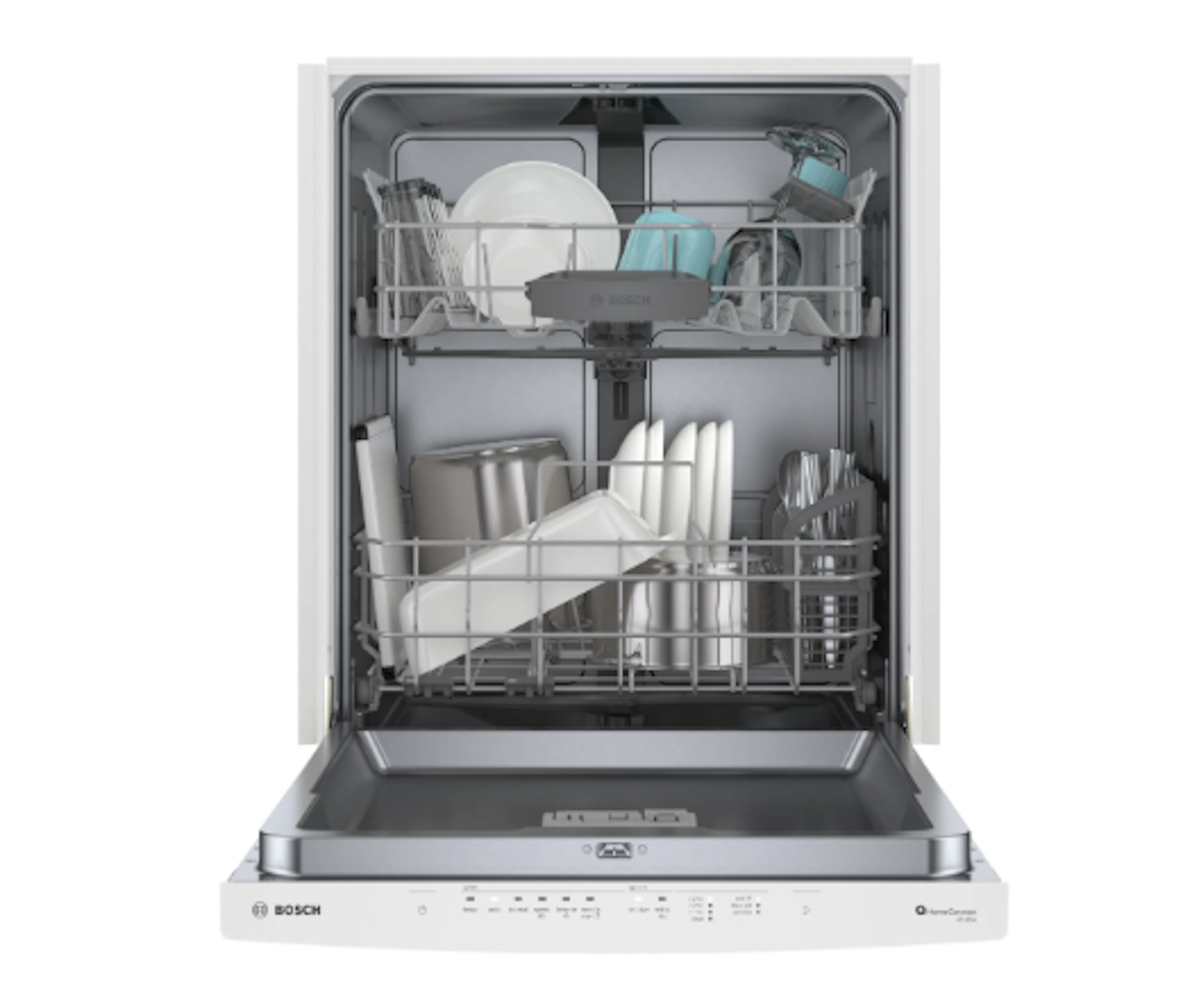 Bosch-300 Scoop Hndl, 5/4 Cycles, 46 Dba,Standard 3Rd Rack - Wh