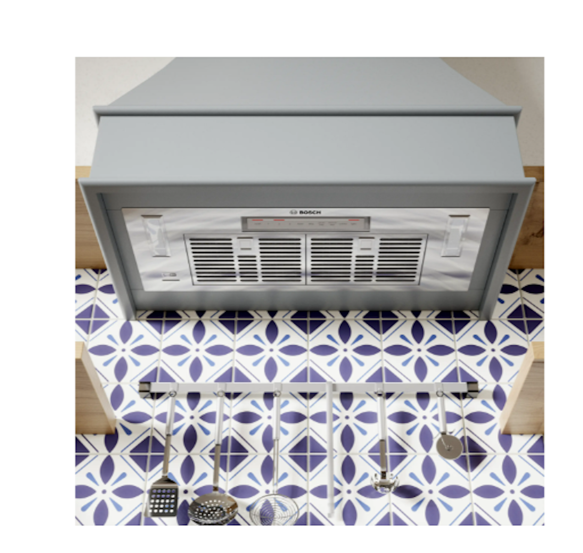 Bosch-300 Series, 30" Cabinet Depth Custom Insert, 300 Cfm With Home Connect