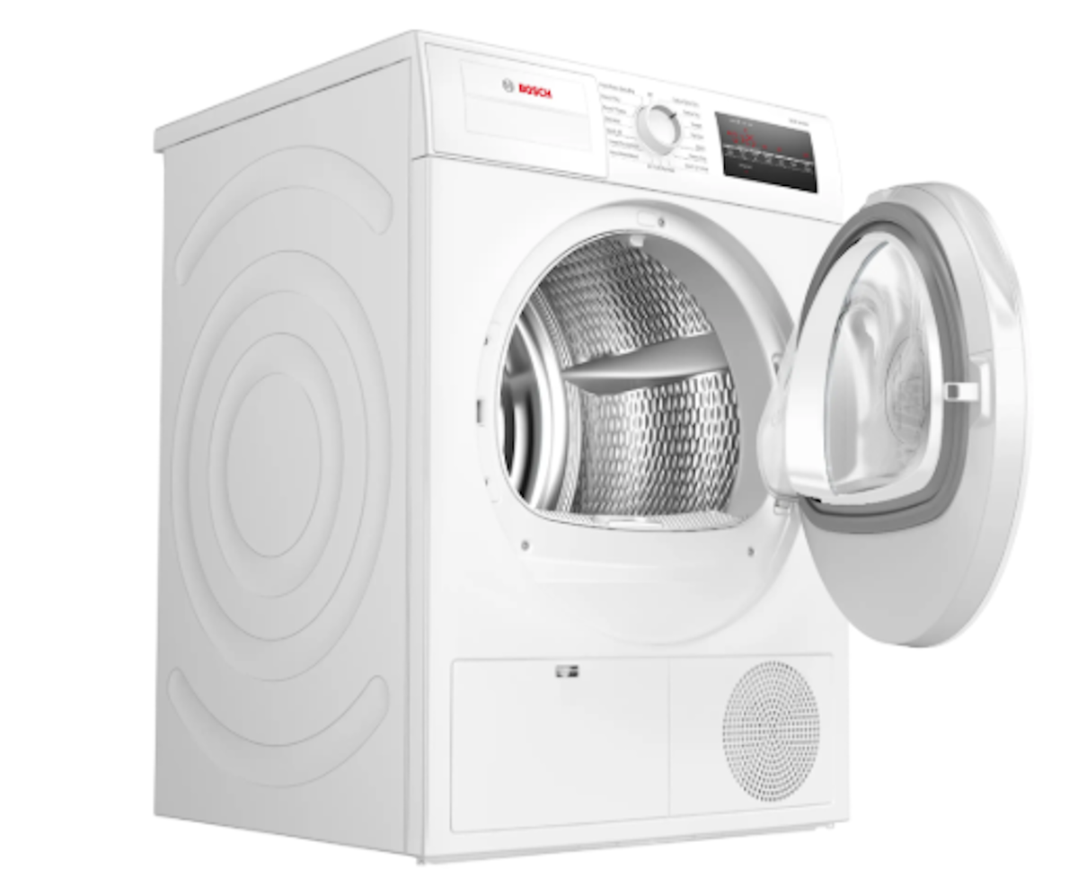 Bosch-300 Series Condensation Dryer - 208/240V, 4.0 Cu.Ft., 15 Cyc., 67 Dba White/Door, 2025 Update (Replaced Wtg86403Uc, Q1 '25)