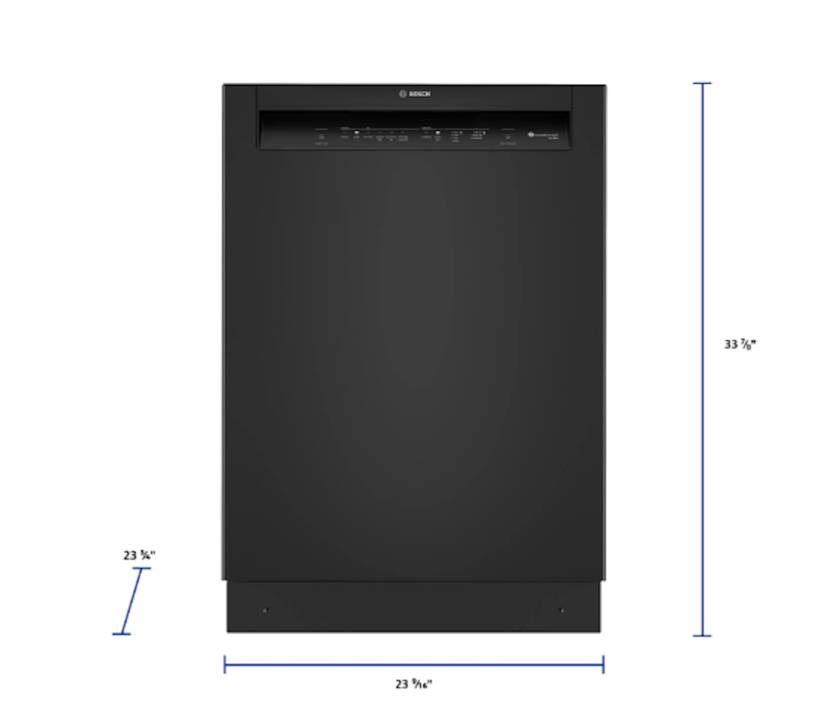 Bosch-300 Series Rec. Hndl, 48 Dba, Standard 3Rd Rack, Puredry - Blk (Launching July '25)