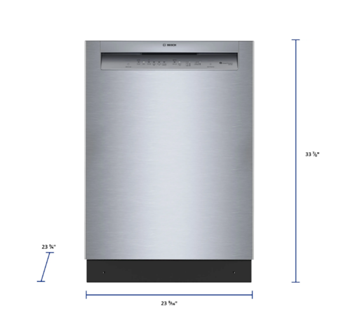 Bosch-300 Series Rec. Hndl, 48 Dba, Standard 3Rd Rack, Puredry - Ss (Launching July '25)