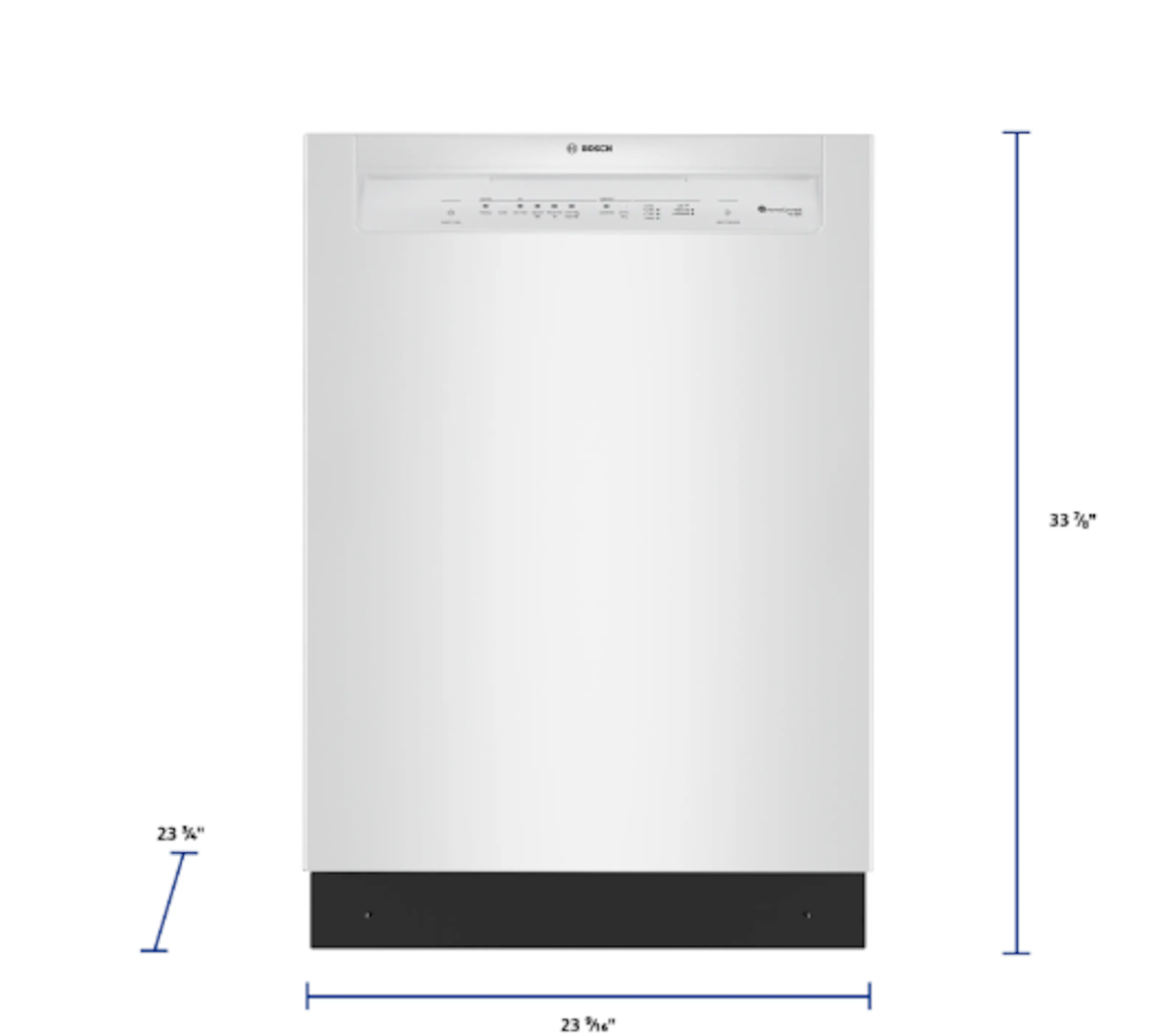 Bosch-300 Series Rec. Hndl, 48 Dba, Standard 3Rd Rack, Puredry - Wh (Launching July '25)