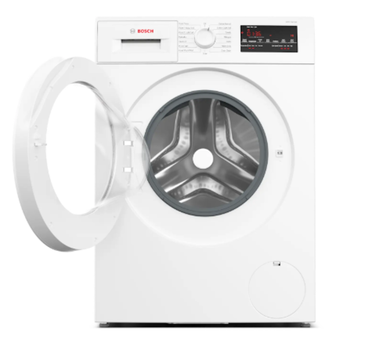 Bosch-300 Series Washer - 208/240V, 2.2 Cu.Ft., 15 Cyc.,1400 Rpm, 54 Dba White/Door, 2025 Update (Replaced Wga12400Uc, Jan '25)