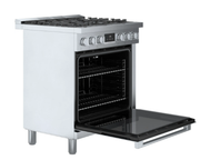 Bosch-30" 800 Series Industrial Style Range, Ss, Dual-Fuel, Us