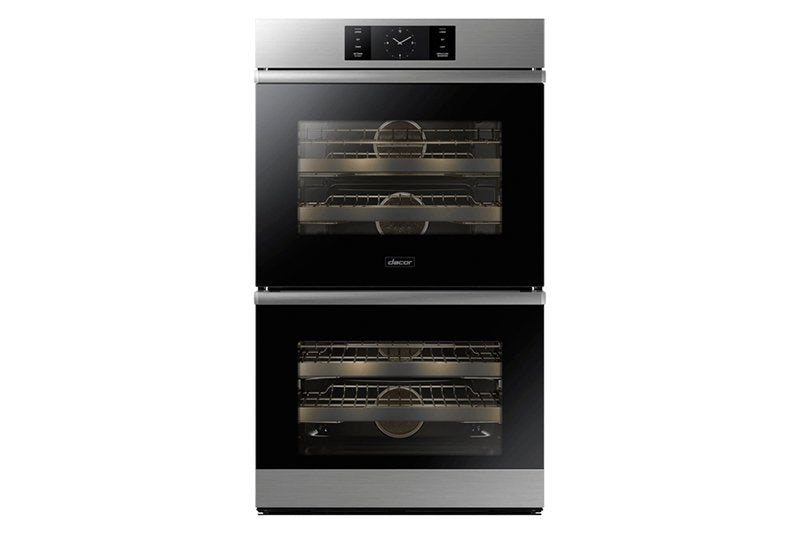 Dacor-30" Double Wall Oven Steam, Contemporary, Silver