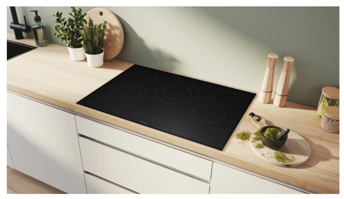 Bosch-30" Electric Radiant Cooktop, 800 Series, Black, Frameless