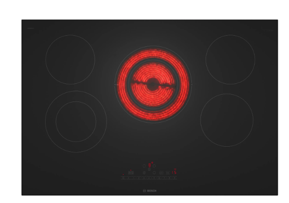 Bosch-30" Electric Radiant Cooktop, 800 Series, Black, Frameless