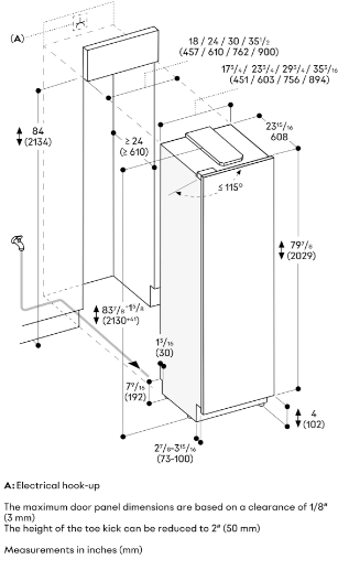 Gaggenau-30" Expressive Series Freezer Column, Custom Panel Ready