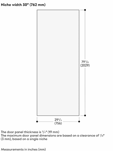 Gaggenau-30" Expressive Series Freezer Column, Custom Panel Ready