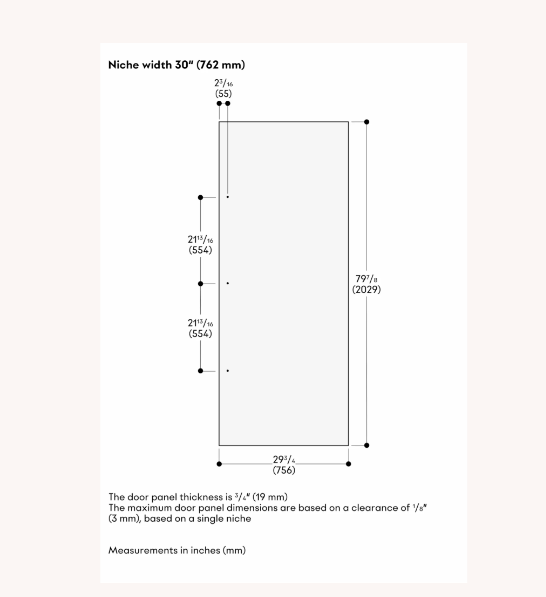 Gaggenau-30" Expressive Series Refrigeration Column, Custom Panel Ready