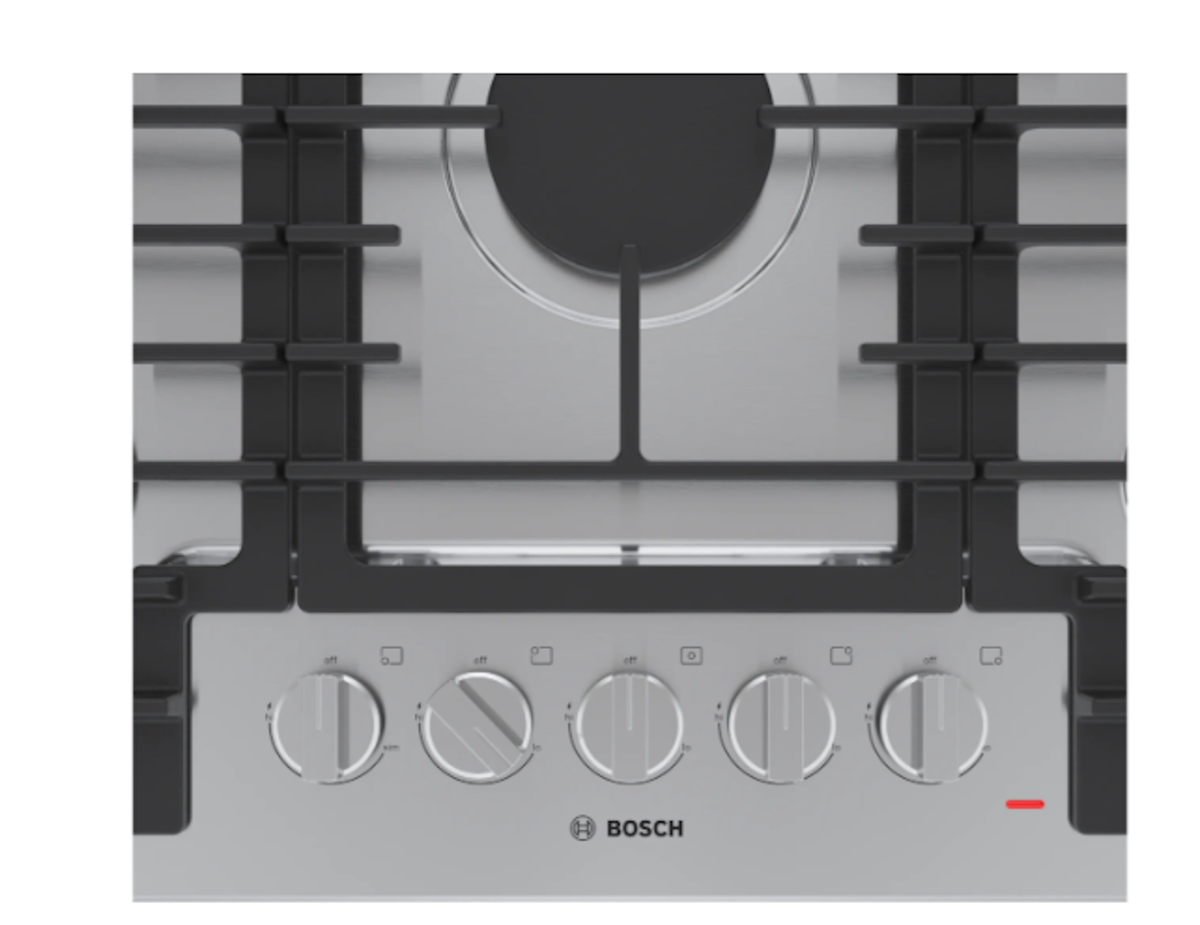 Bosch-30" Gas Cooktop, 500 Series, Stainless Steel